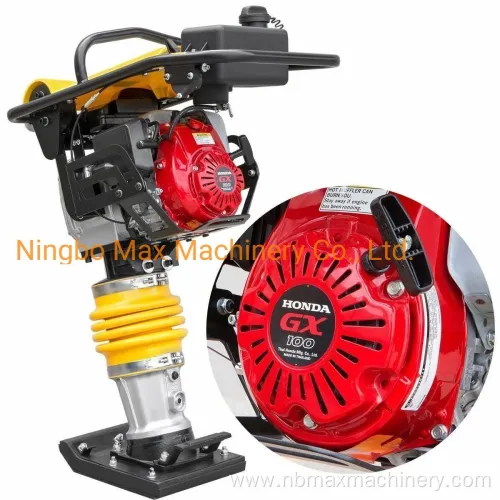 Gasoline Compactor Vibrating Tamping Rammer Machine